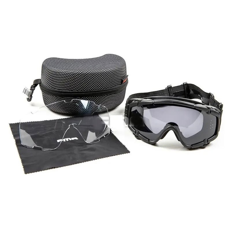 Óculos Cooler (micro Ventilador) Tático Não Embassa Preto