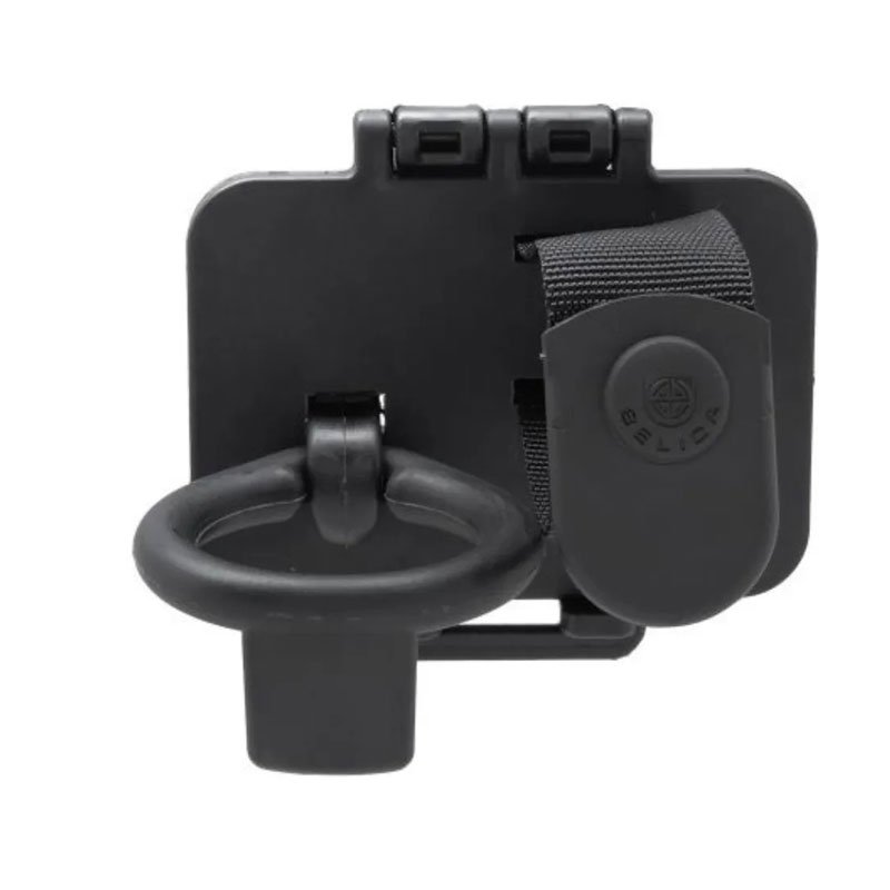 Porta Tonfa Tático Polimento Bélica Preto Segurança Policial - Imagem 2