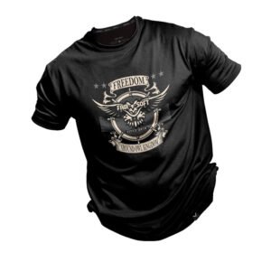 Camiseta Brand Concept Fairsoft Freedom Algodão 30.1 Preto