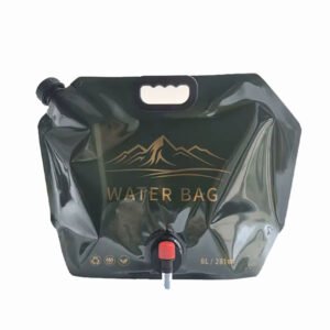 Saco Bolsa Agua Portátil Dobrável Torneira 8 Litros Acampar