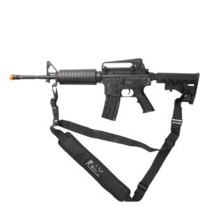 Bandoleira 3 Pontas Airsoft Cia Militar Cor Preto