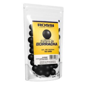 Esfera de Borracha Rossi Preta cal..50 (Emb. 50 Un.)