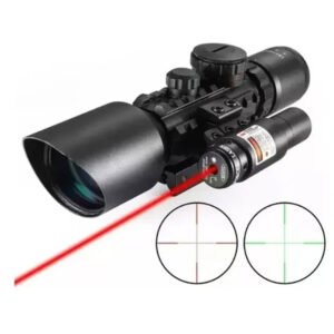 Luneta Rossi 3-10 x 42 EGC Laser Ris Aluminio p/ 22 mm