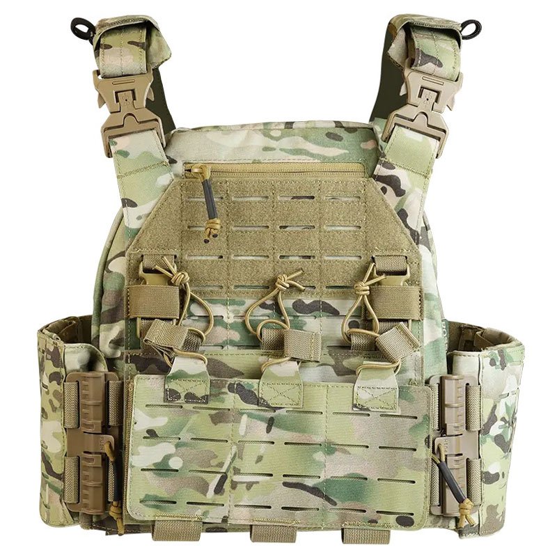Colete Tático Airsoft Modular PCR Militar Multicam