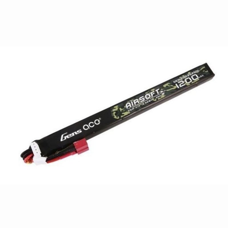 Bateria Lipo Gens Ace Lipo 25c 11.1v 1200mah 3s1p Deans T