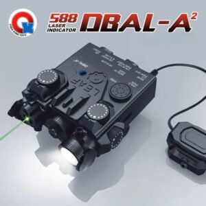 Lanterna Airsoft Anpeq Dbal-a2 Indicador Laser Vermelho