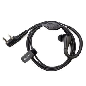 Fone Ouvido Rádio Bidirecional Tatico Baofeng Walkie Talkie