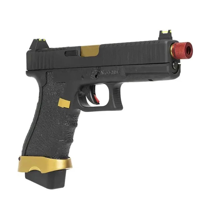 Pistola Airsoft Rossi Striker Gold Blowback Slide Metal 6mm
